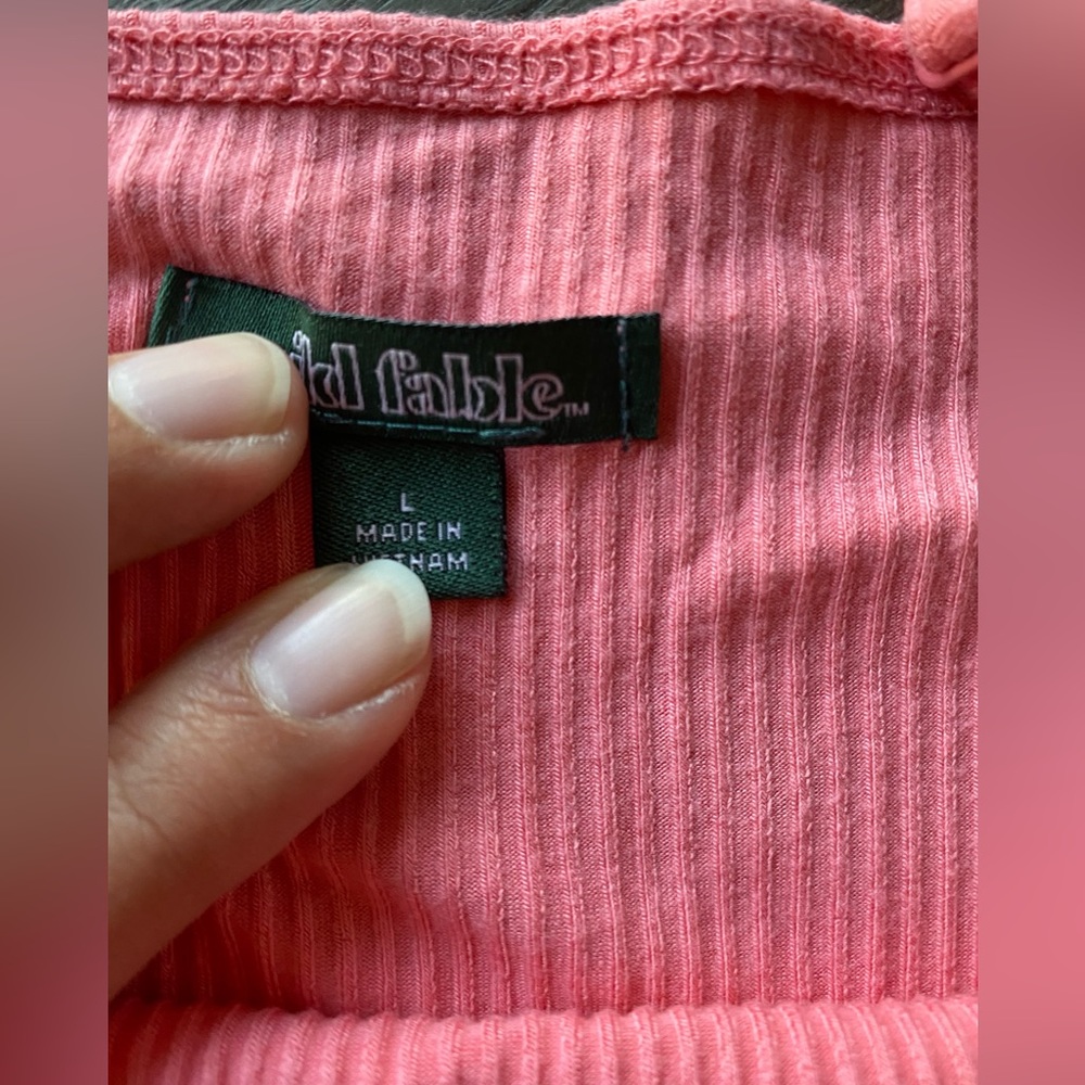 Wild Fable Pink Bodysuit Top for Women Size Large - Picture 3 of 5